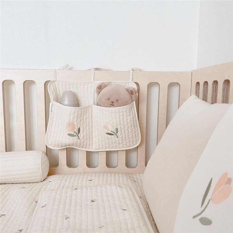 Bedside Baby Bottle & Diaper Organizer
