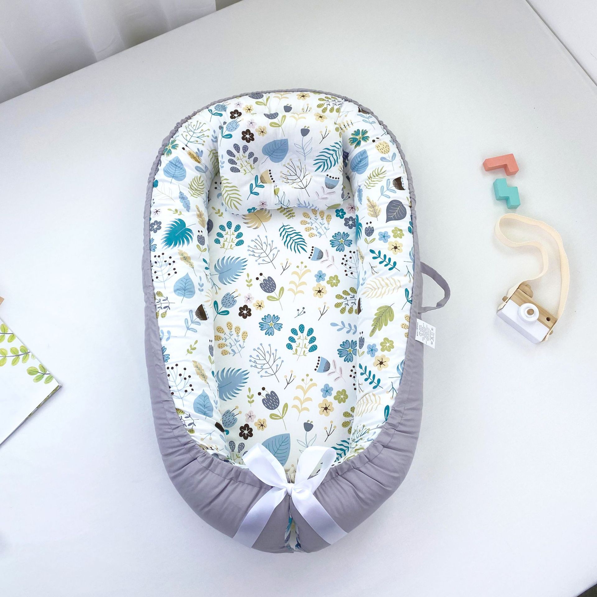 Cozy Cotton Baby Nest – Portable Bed for Newborns