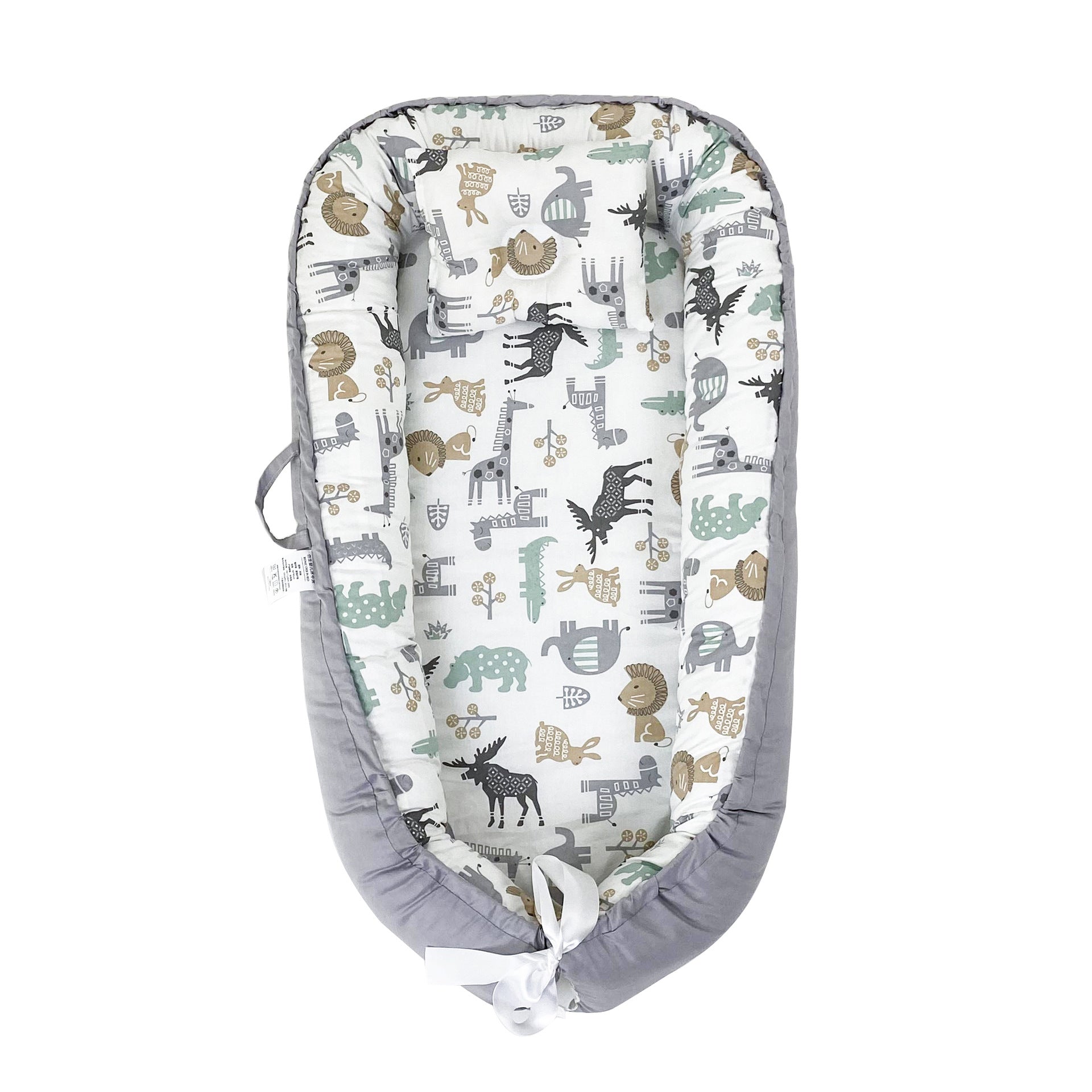 Cozy Cotton Baby Nest – Portable Bed for Newborns
