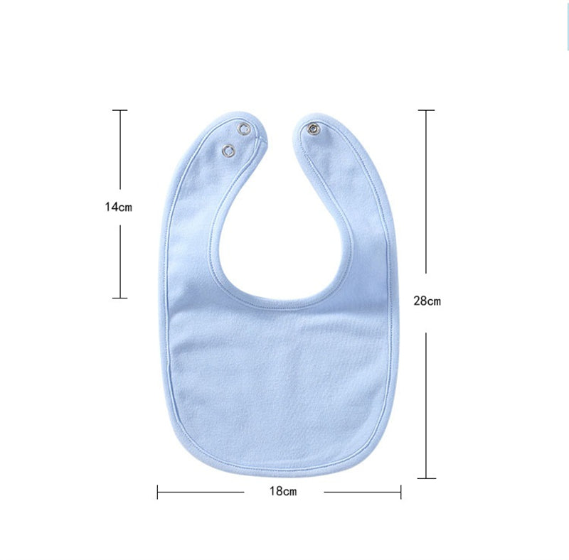 Baby Cotton Bibs for Saliva and Mealtime – Colorful