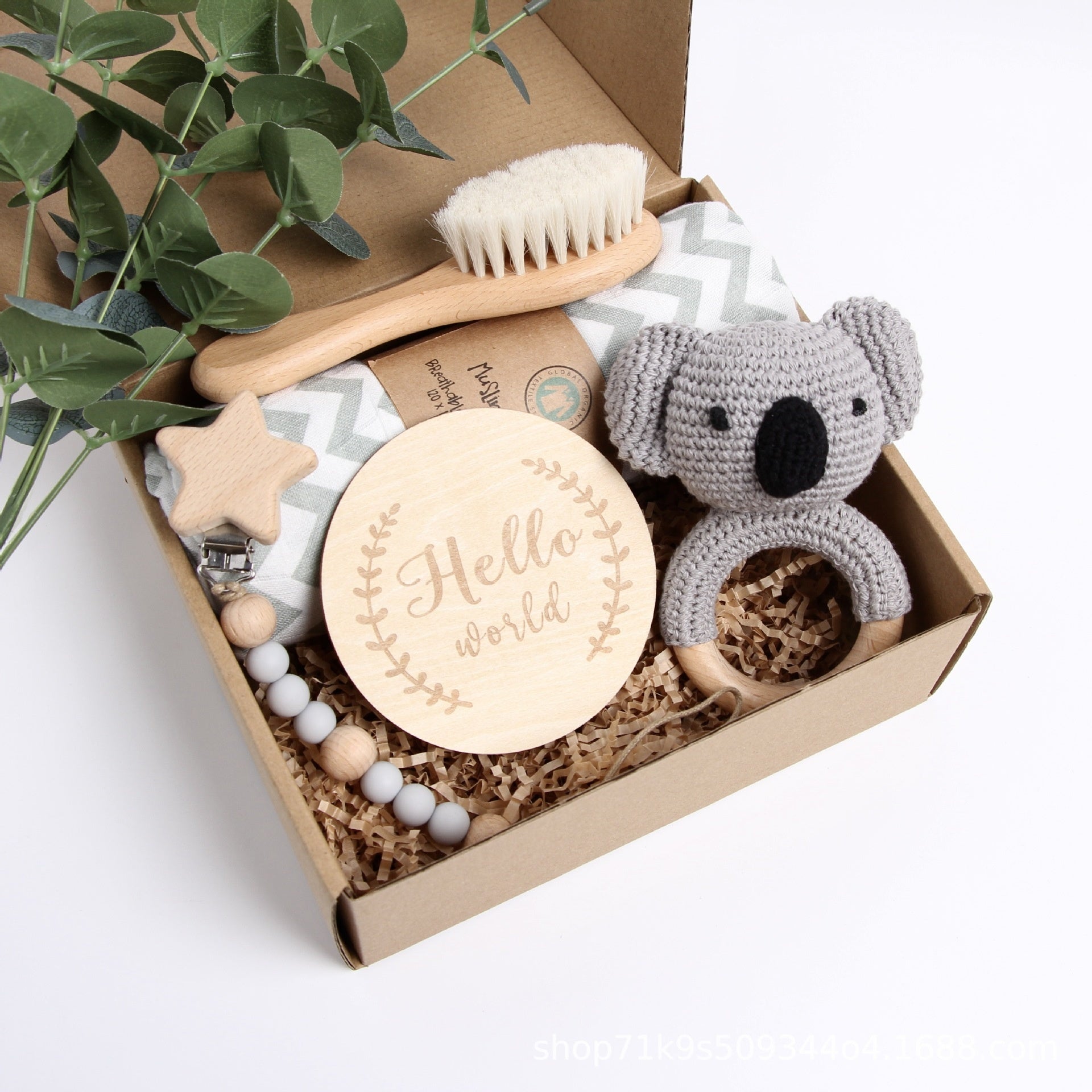 Baby Shower Gift Set – Festive Reindeer & Panda Toy