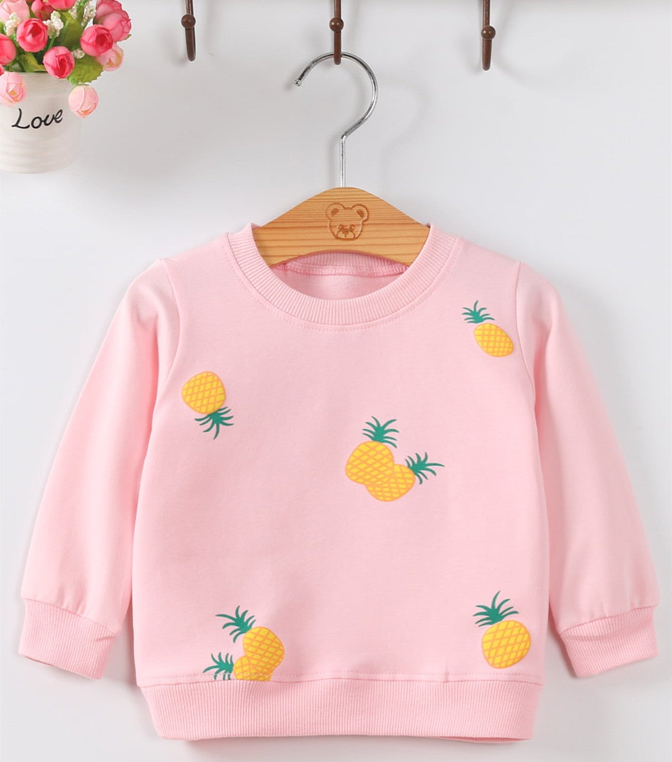 Soft Knit Baby Girl Pullover for Autumn