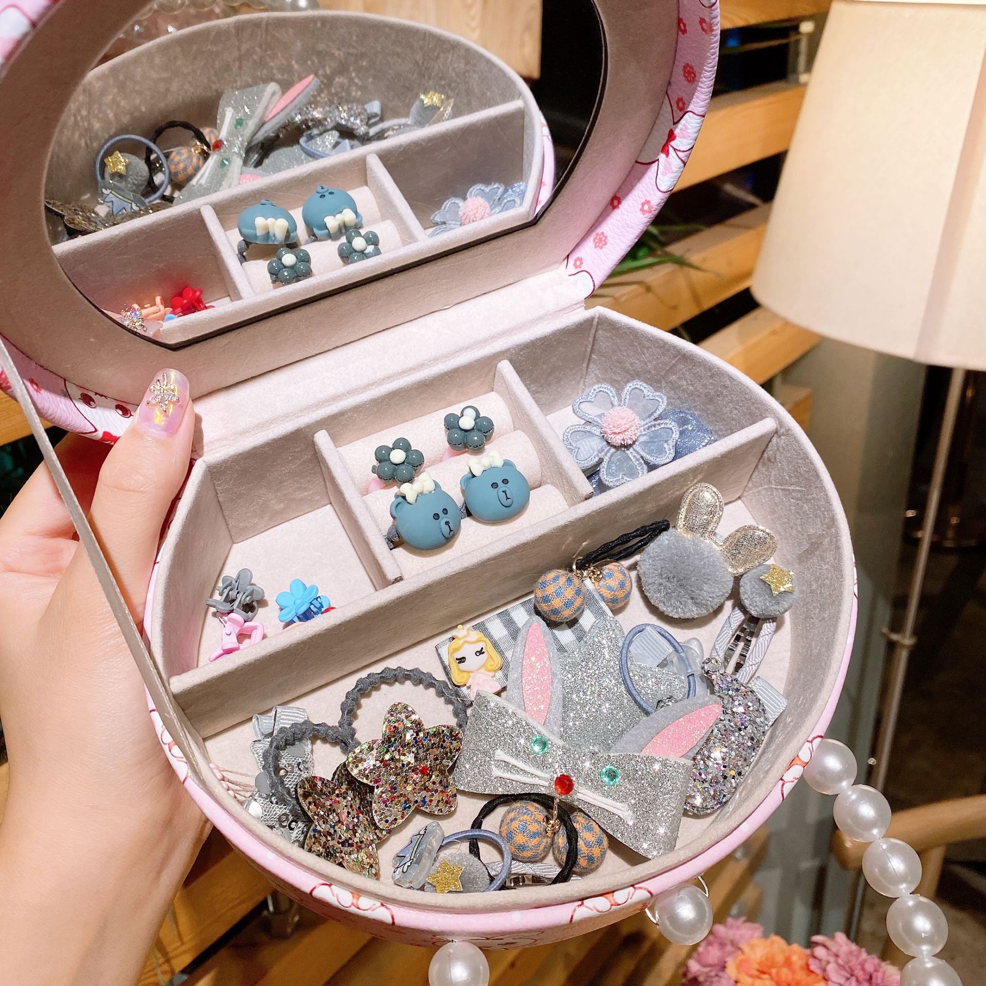 Princess Baby Hair Accessories Set – Clips & Headdress Gift Box