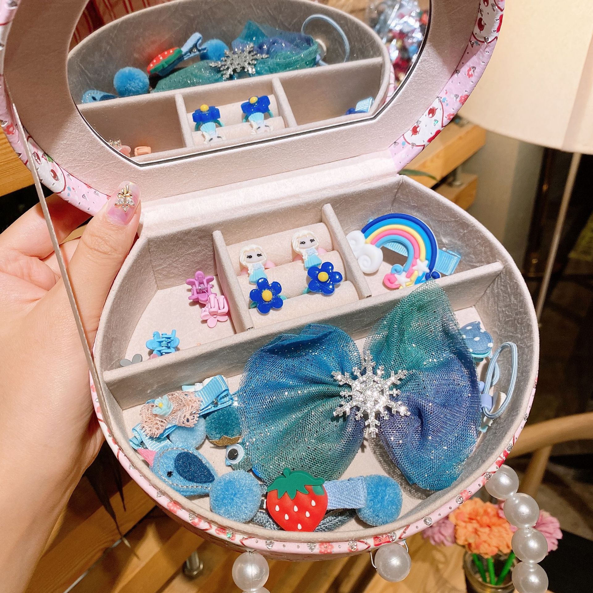 Princess Baby Hair Accessories Set – Clips & Headdress Gift Box