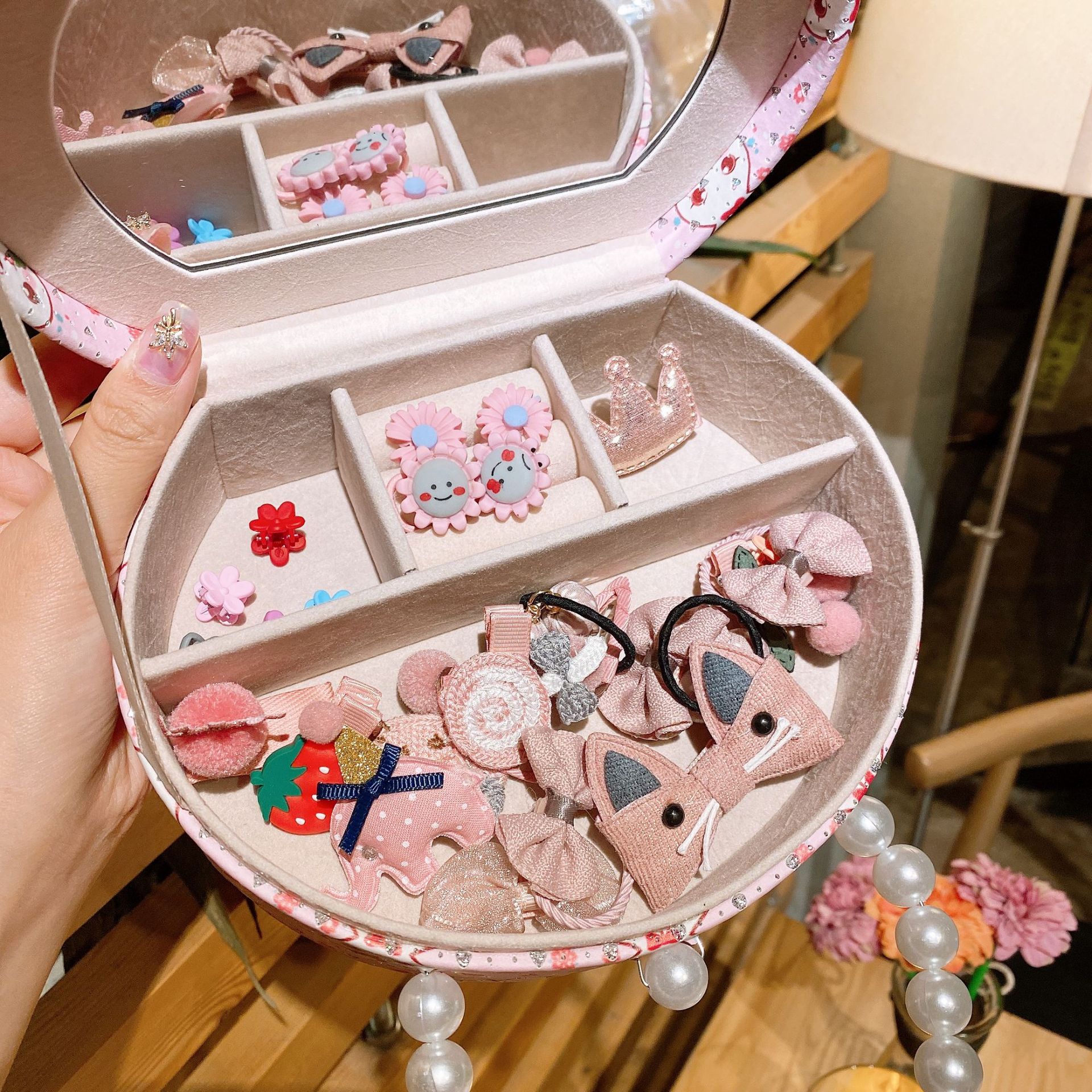 Princess Baby Hair Accessories Set – Clips & Headdress Gift Box