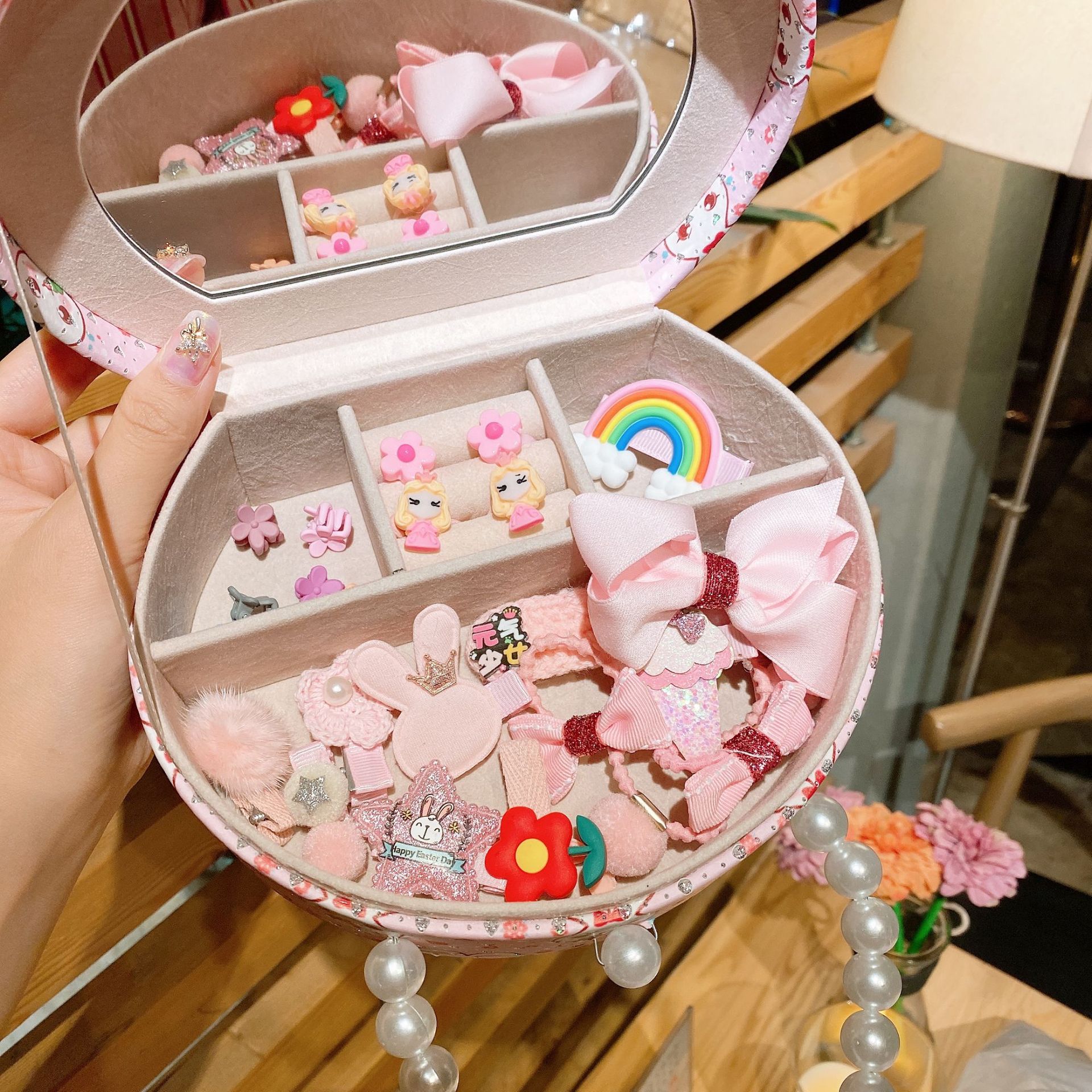 Princess Baby Hair Accessories Set – Clips & Headdress Gift Box