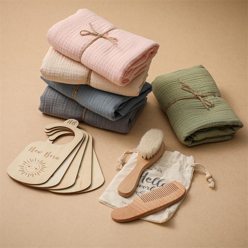 Baby Born Gift Set – Soft Bath Towel & Gentle Wool Brush