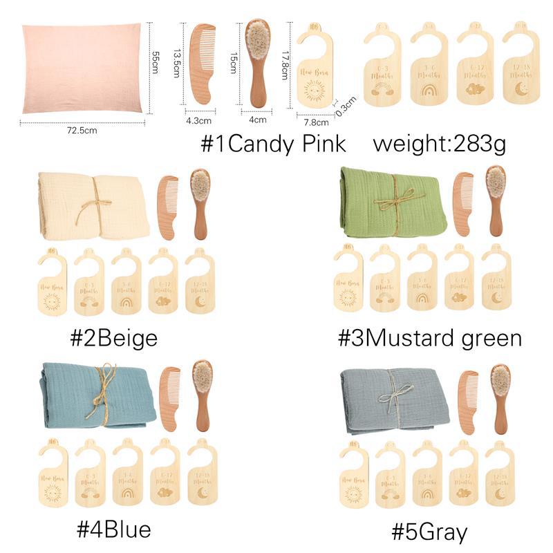 Baby Born Gift Set – Soft Bath Towel & Gentle Wool Brush