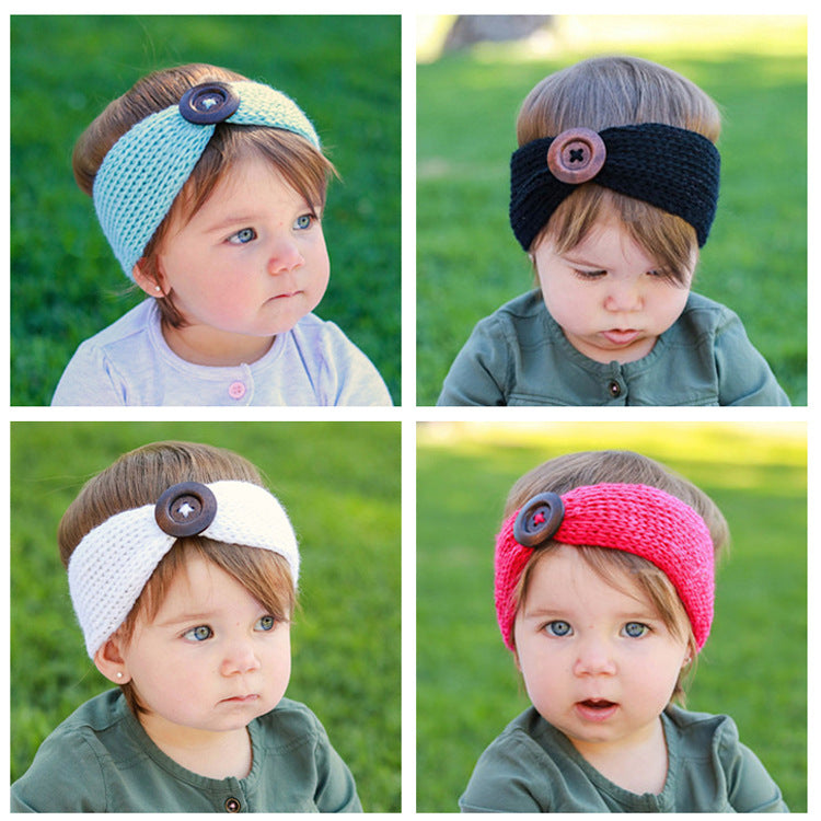 Hand‑Woven Baby Wool Headband – Soft & Adorable Accessory