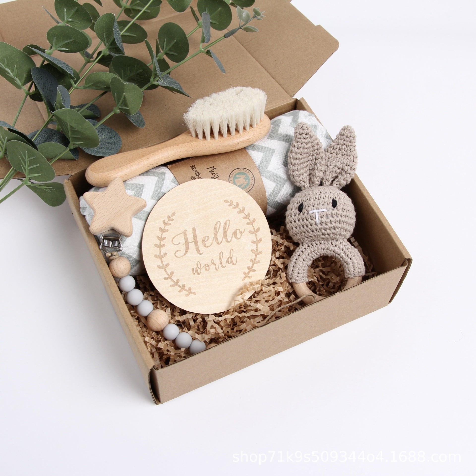 Baby Shower Gift Set – Festive Reindeer & Panda Toy