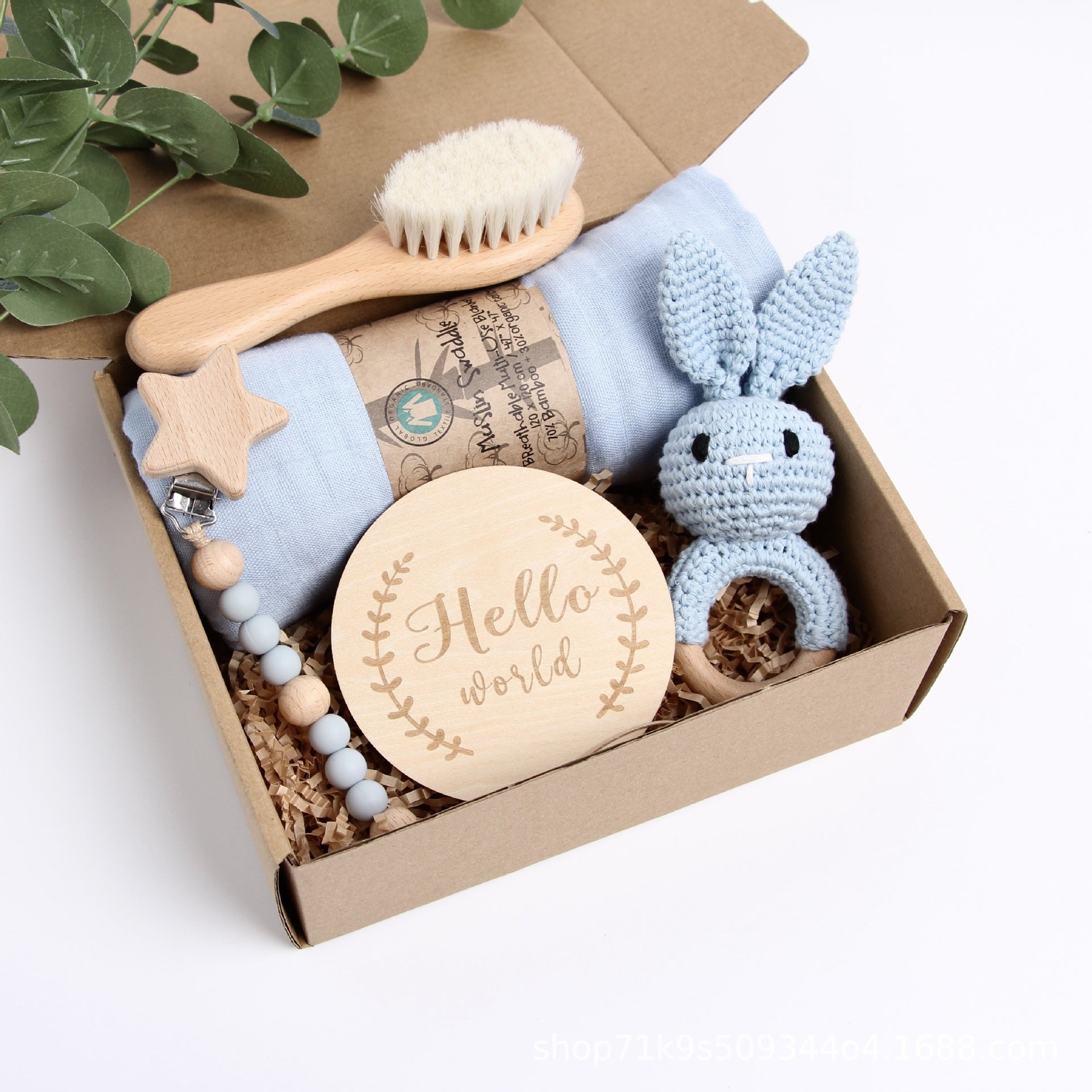 Baby Shower Gift Set – Festive Reindeer & Panda Toy