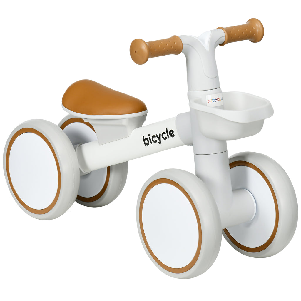 Quiet Ride White Balance Bike for Little Explorers