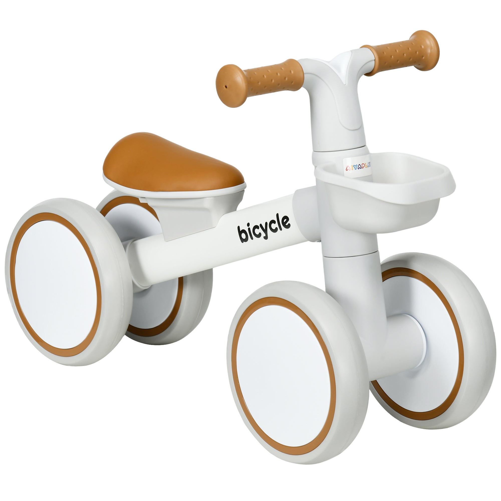 Quiet Ride White Balance Bike for Little Explorers