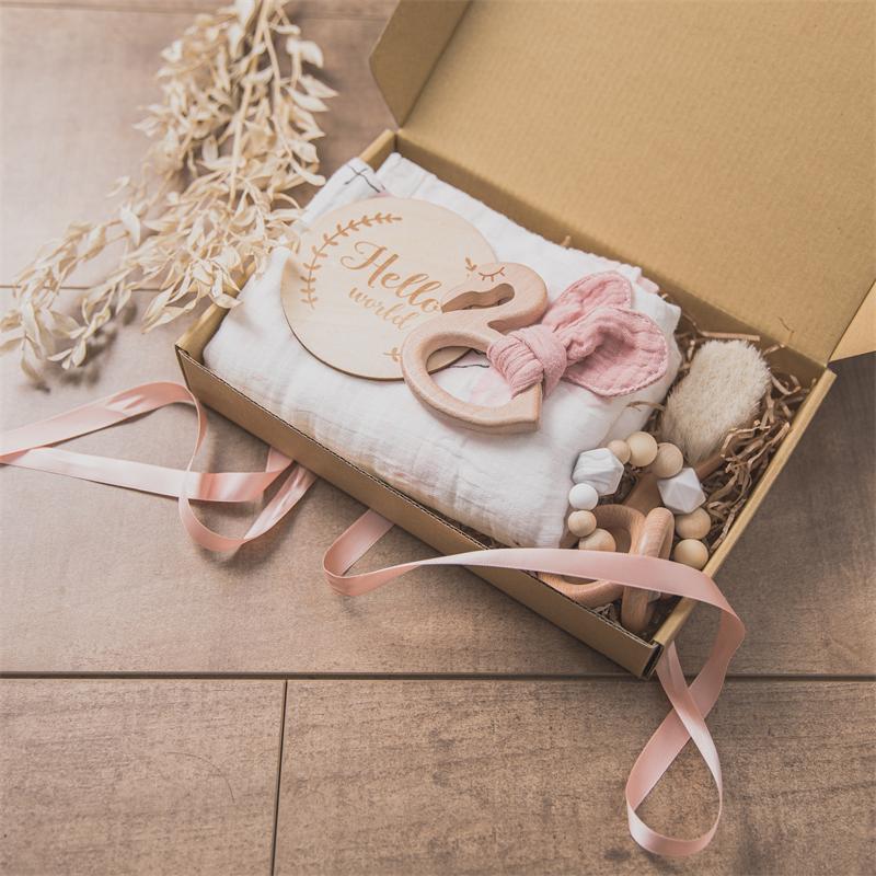 Baby Bath Gift Box – Soft Towel and Bath Toys