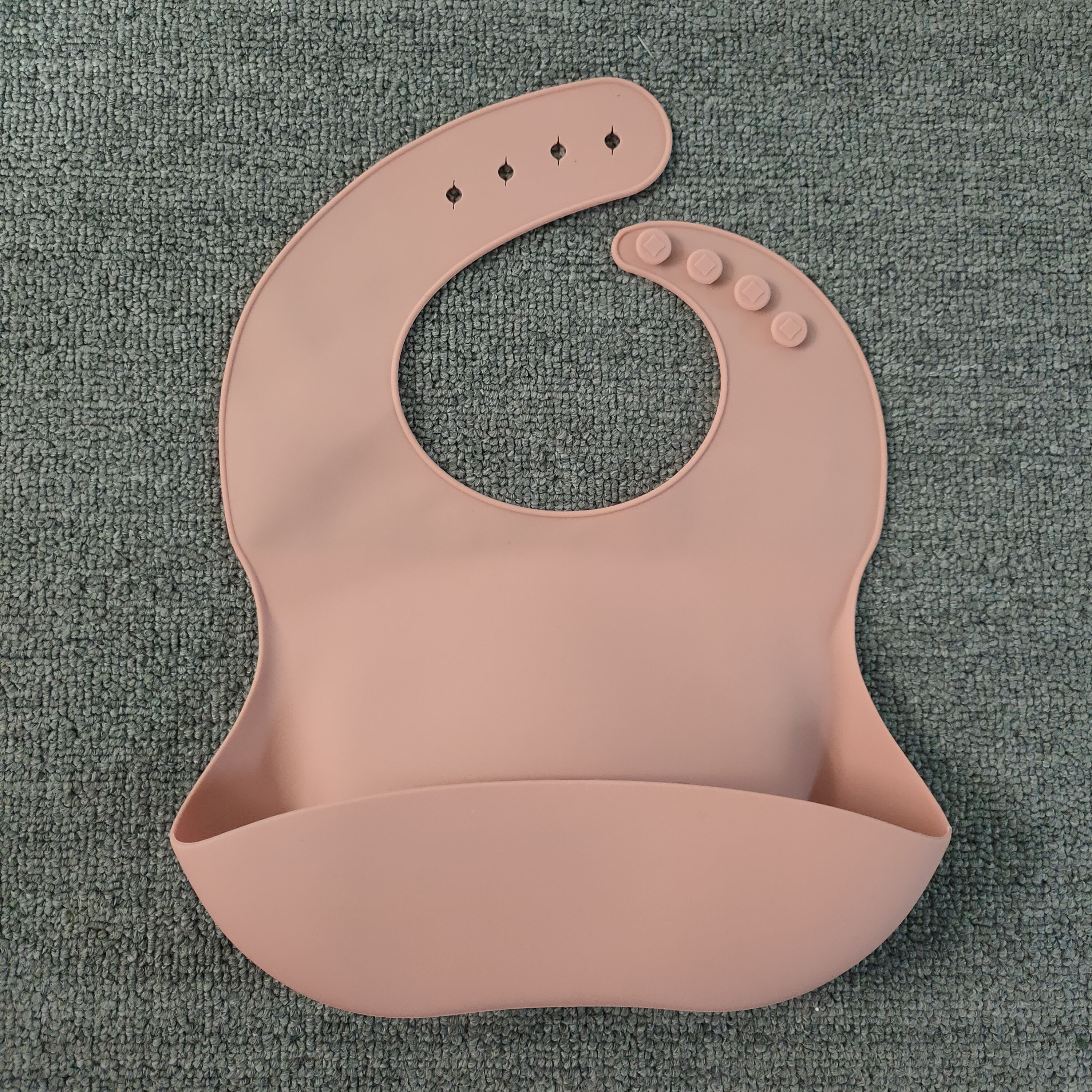 Easy-Clean Silicone Baby Bib for Mealtime