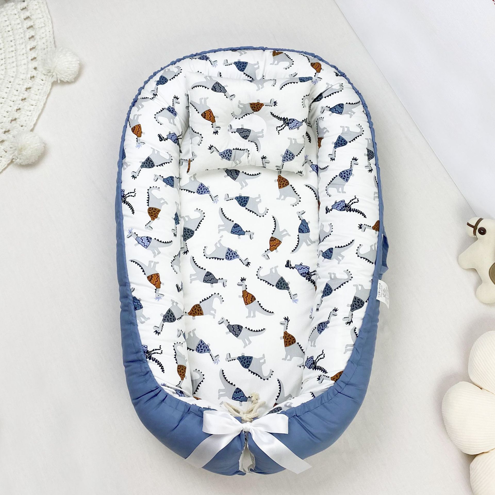 Cozy Cotton Baby Nest – Portable Bed for Newborns
