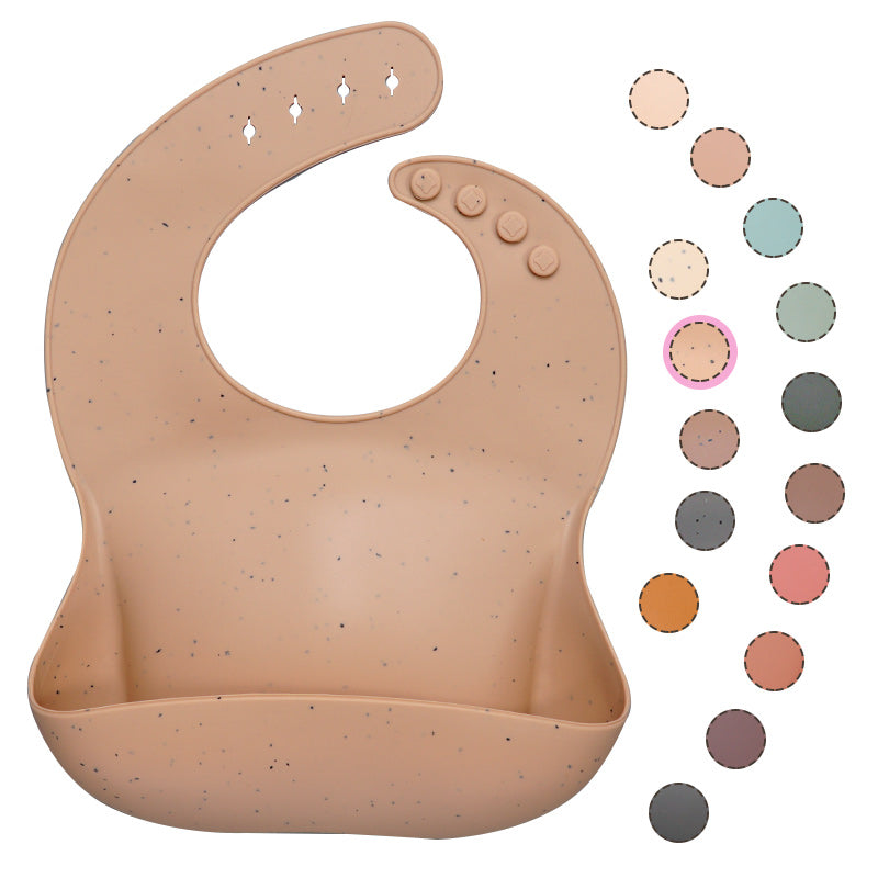 Easy-Clean Silicone Baby Bib for Mealtime