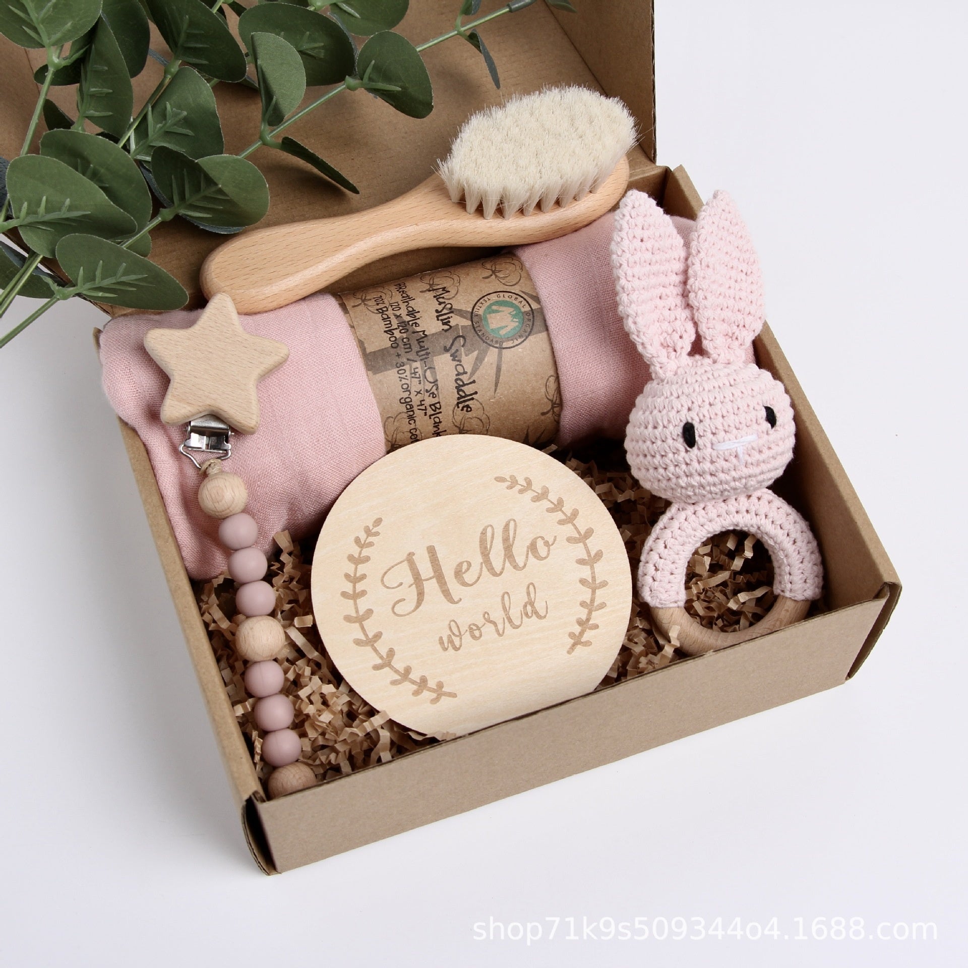 Baby Shower Gift Set – Festive Reindeer & Panda Toy