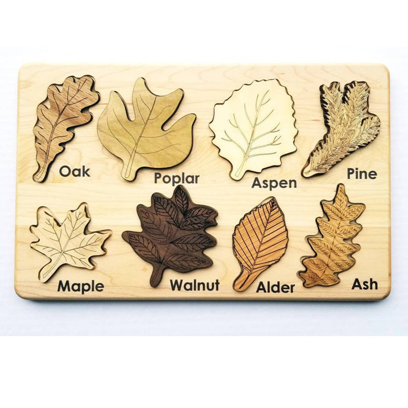 Educational Montessori Leaf Puzzle Toy
