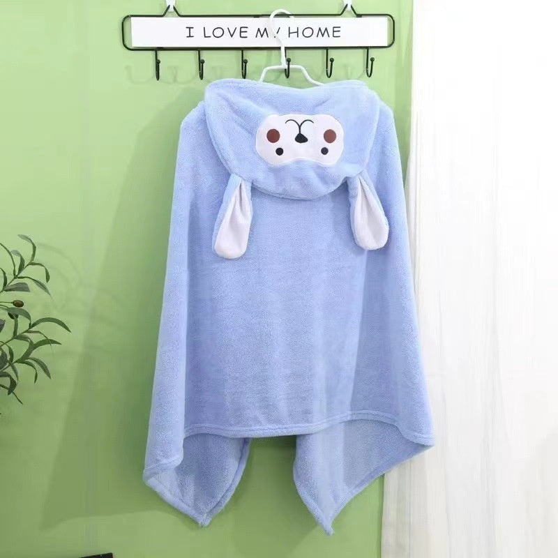 Cute Hooded Baby Bath Towel for Cozy Drying