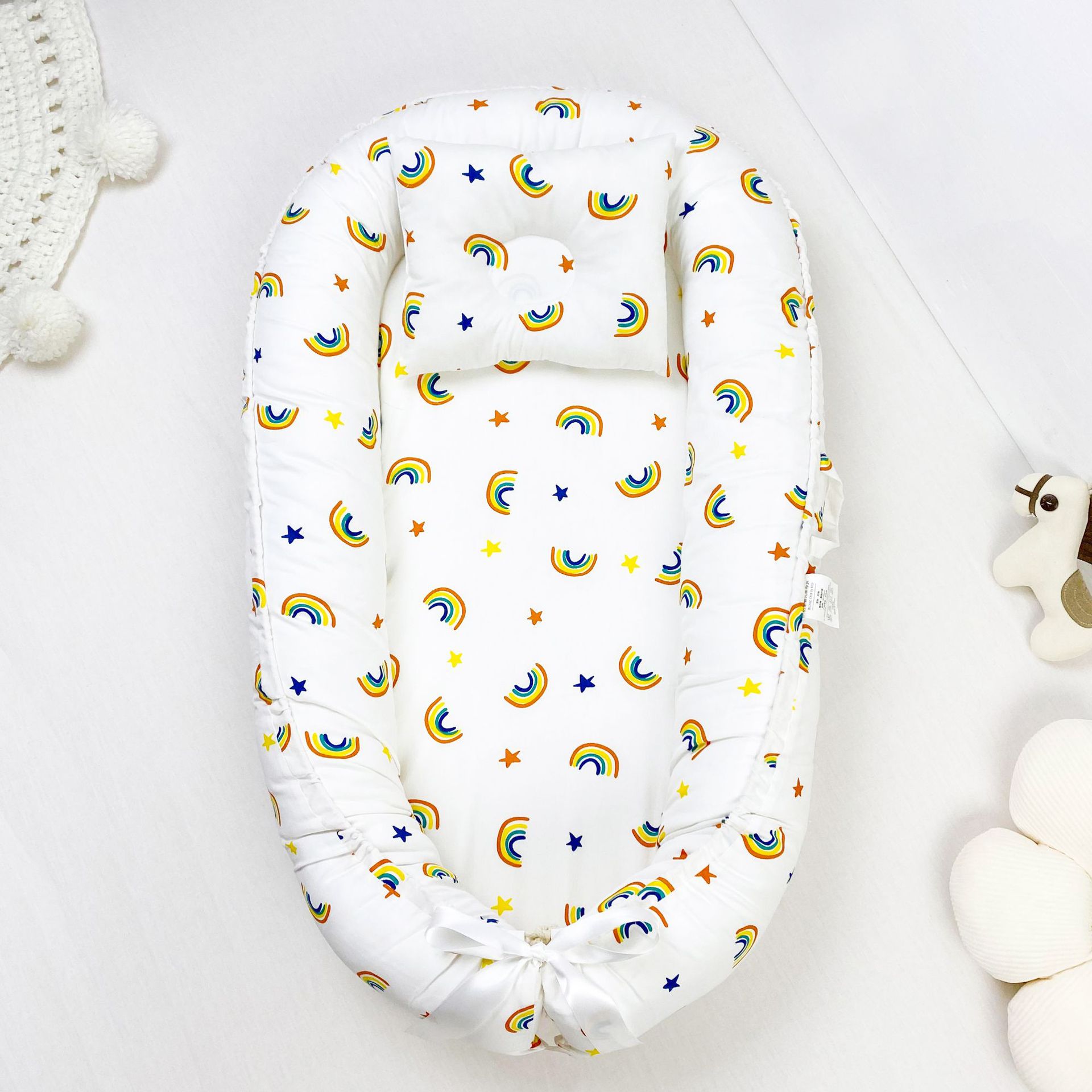 Cozy Cotton Baby Nest – Portable Bed for Newborns