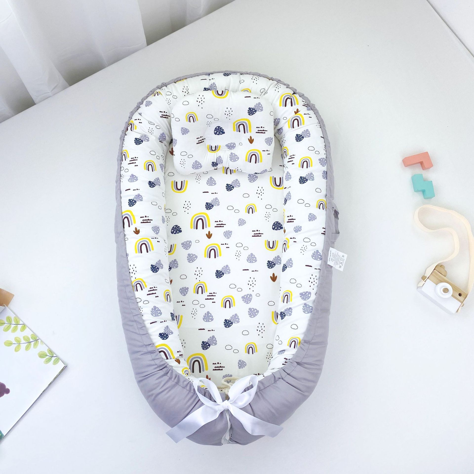 Cozy Cotton Baby Nest – Portable Bed for Newborns