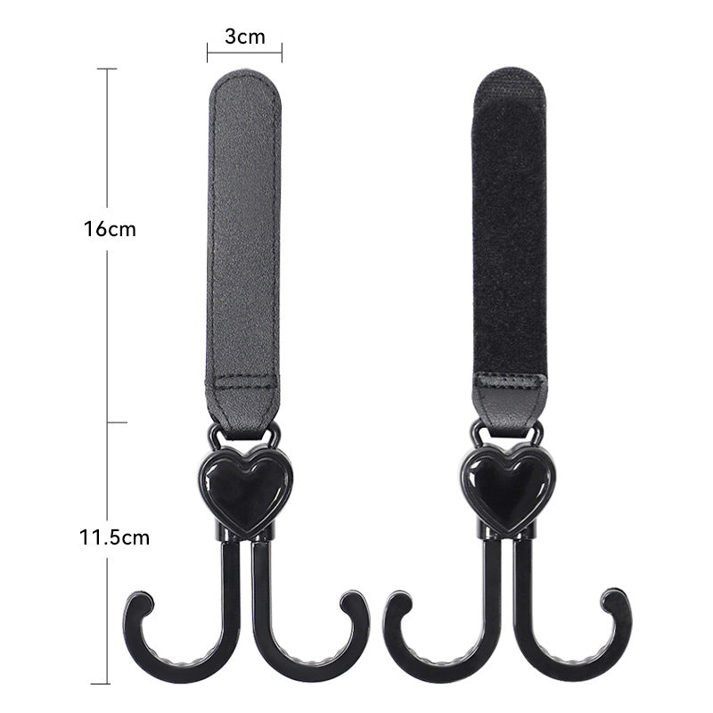 Universal Stroller Hook – Baby Carriage & E‑Bike Storage