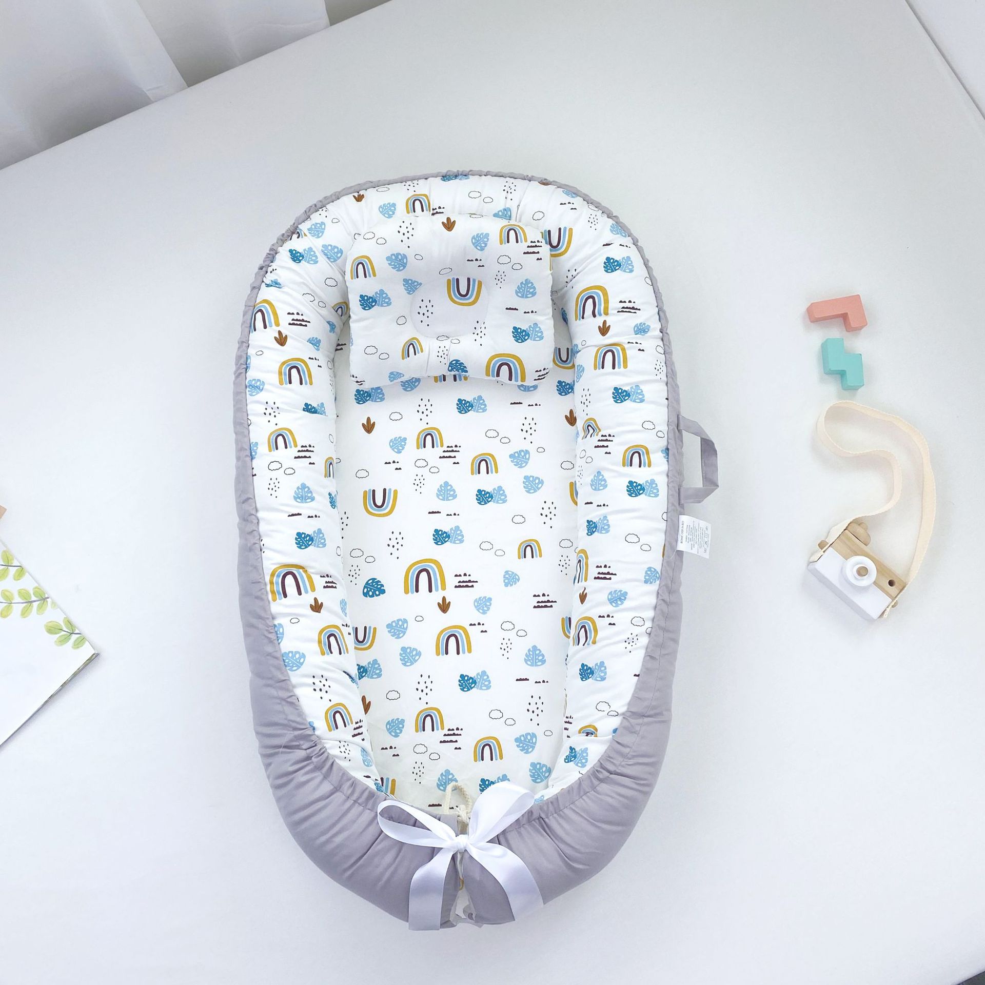 Cozy Cotton Baby Nest – Portable Bed for Newborns