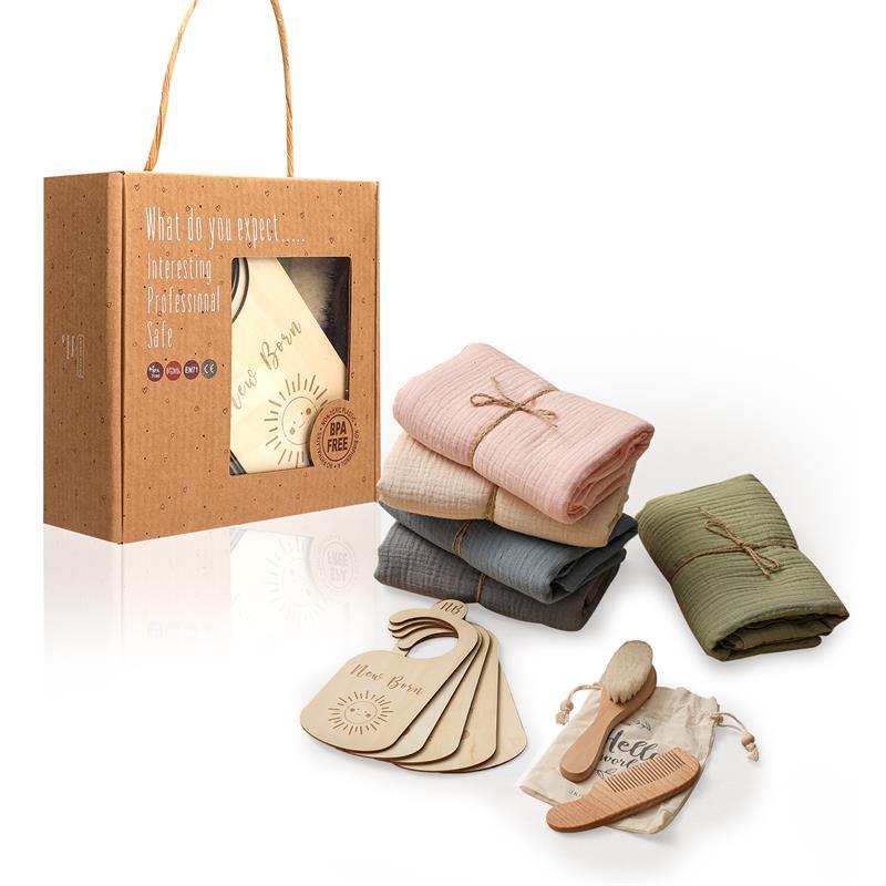 Baby Born Gift Set – Soft Bath Towel & Gentle Wool Brush