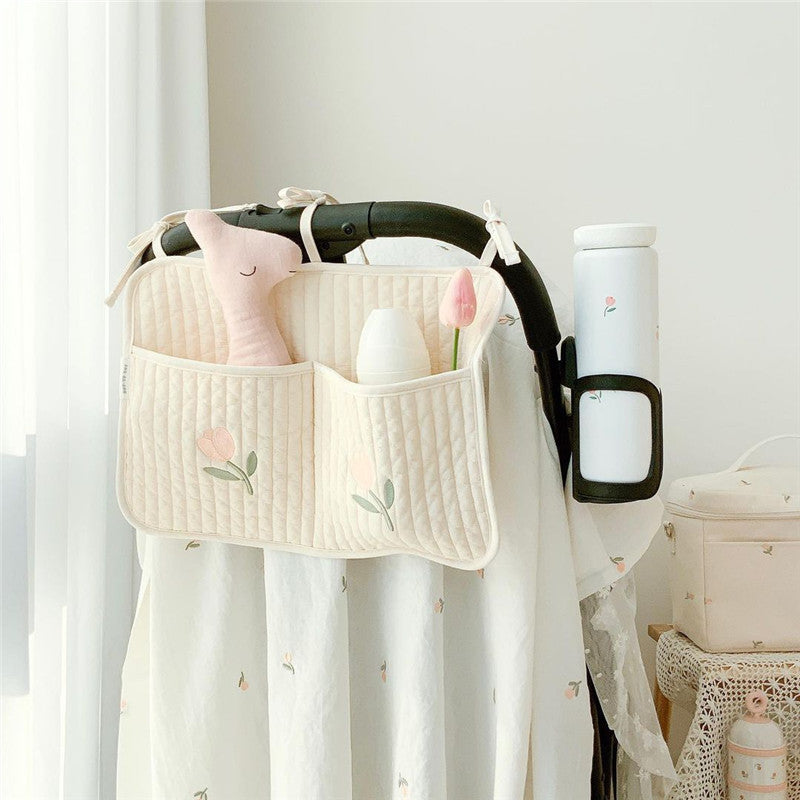 Bedside Baby Bottle & Diaper Organizer